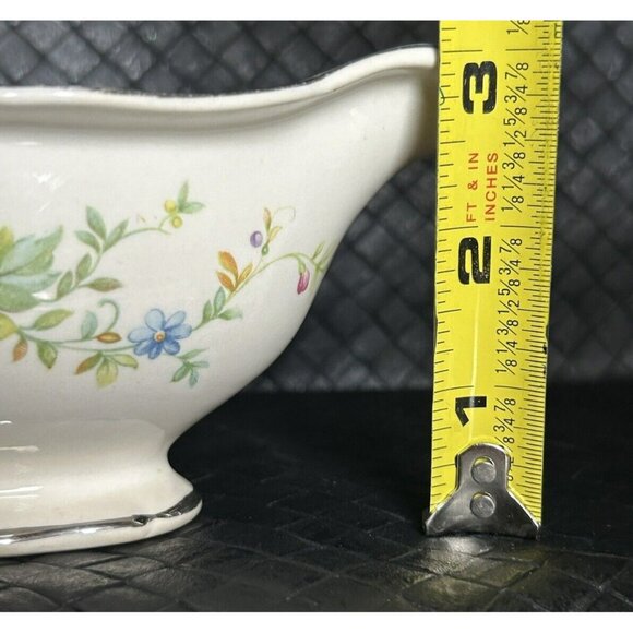 Carrollton Pottery Co. Antique Gravy Boat c1903-1937 Unique Flowers On Handle - Picture 14 of 15